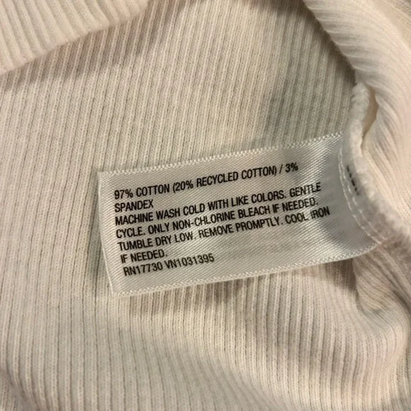 Classic Ribbed Cotton White and Olive Green Tank Top Bundle - Picture 7 of 9